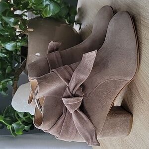 rag & bone DAHLIA Suede Wrap Booties